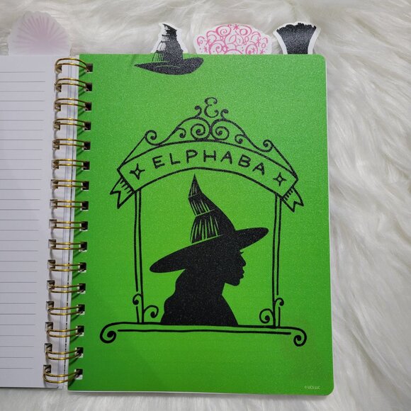 Wicked Elphaba & Glinda Tabbed Spiral Notebook - Picture 8 of 10